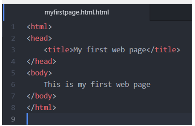 page title